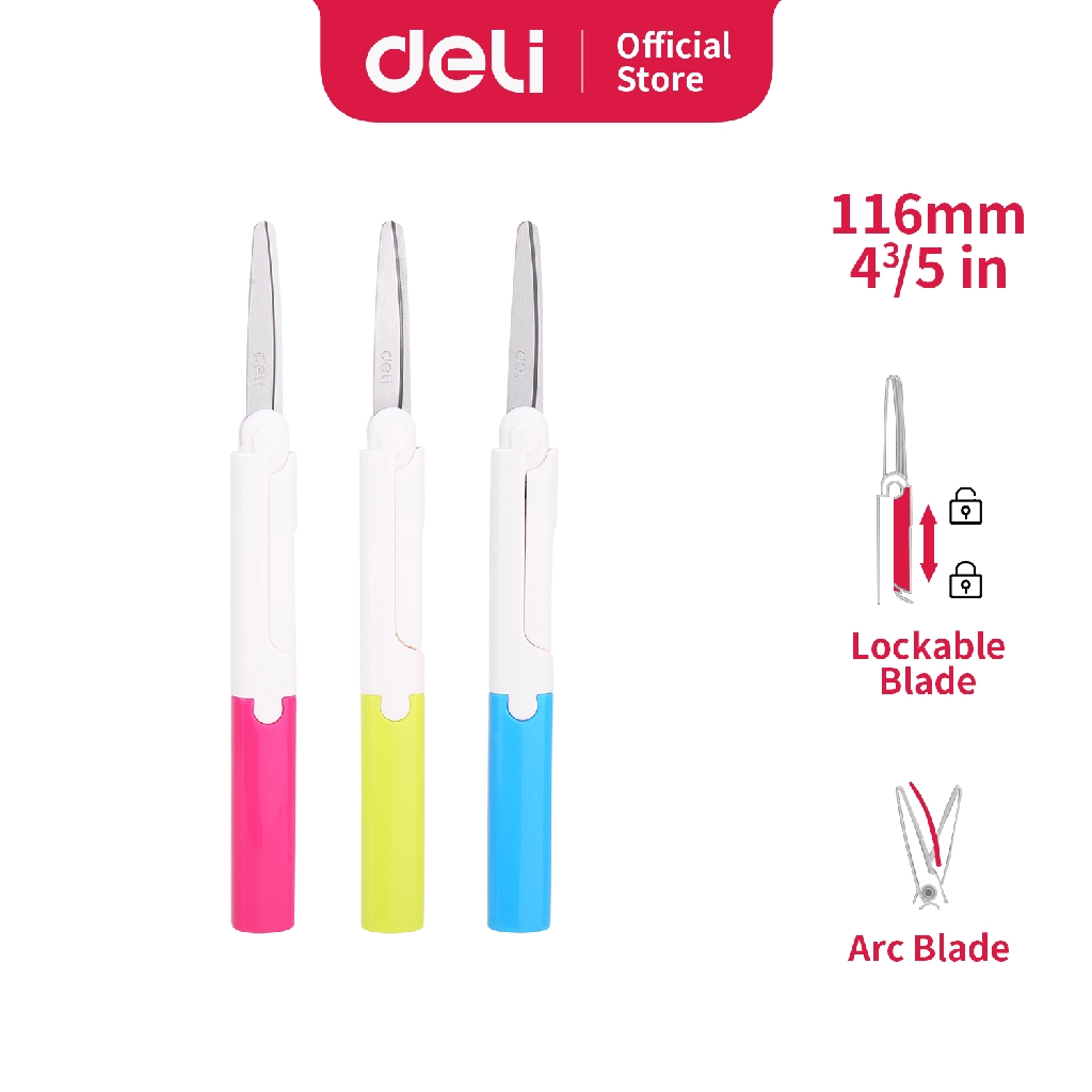 

Deli Scissors / Gunting Portable Pisau Tahan Lama Pegangan Ergonomis E6076