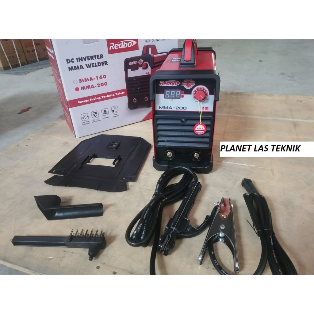 REDBO MMA200 MESIN LAS LISTRIK INVERTER