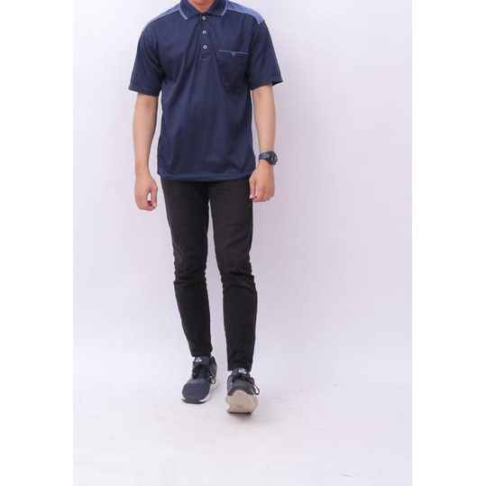 ✪ KAOS KERAH PRIA DEWASA/KAOS KERAH ORANG TUA/KAOS BAPAK BAPAK - DONGKER, XL ✭