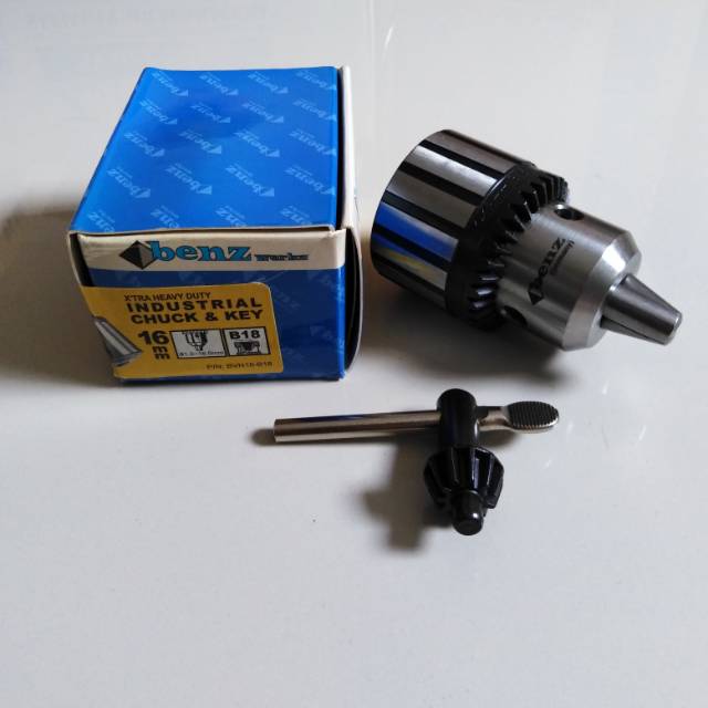Kepala bor mesin bor duduk 1-16mm B18 bodi besar - tanpa drat bvn series benz heavy duty