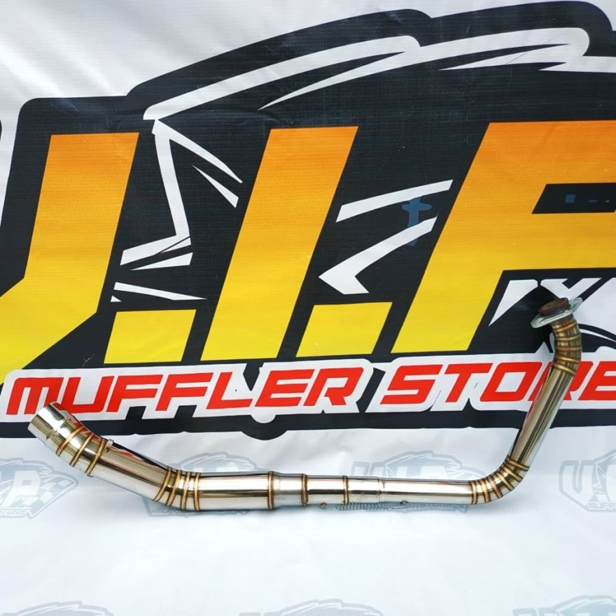 Leher Knalpot Racing Untuk Motor YAMAHA VIXION R 155 Full Stainless Termurah