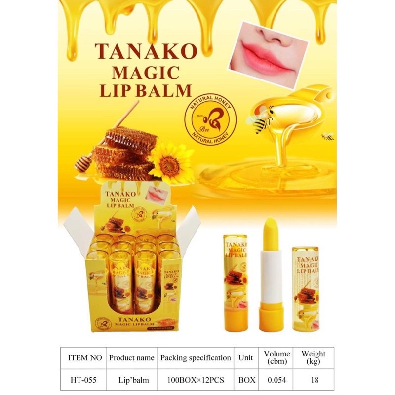 [ ECER ] TANAKO LIPBALM HONEY &amp; WATERMELON