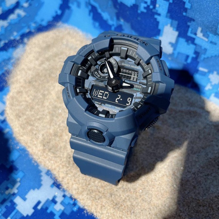 Casio G-Shock GA-700CA-2ADR / GShock GA700CA-2A Original & Garansi