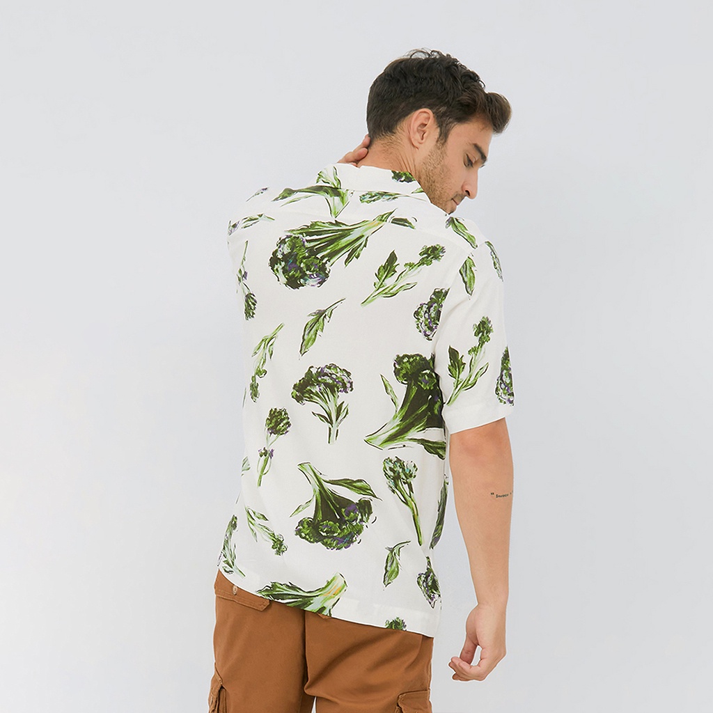 JOY SHADE  Men Kemeja Tangan Pendek BROCOLI Shirt by H&amp;M