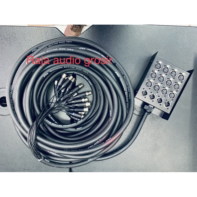 snake kabel 16 channel . snake kabel 12 input 4 output 10 meter. snake 12 ch