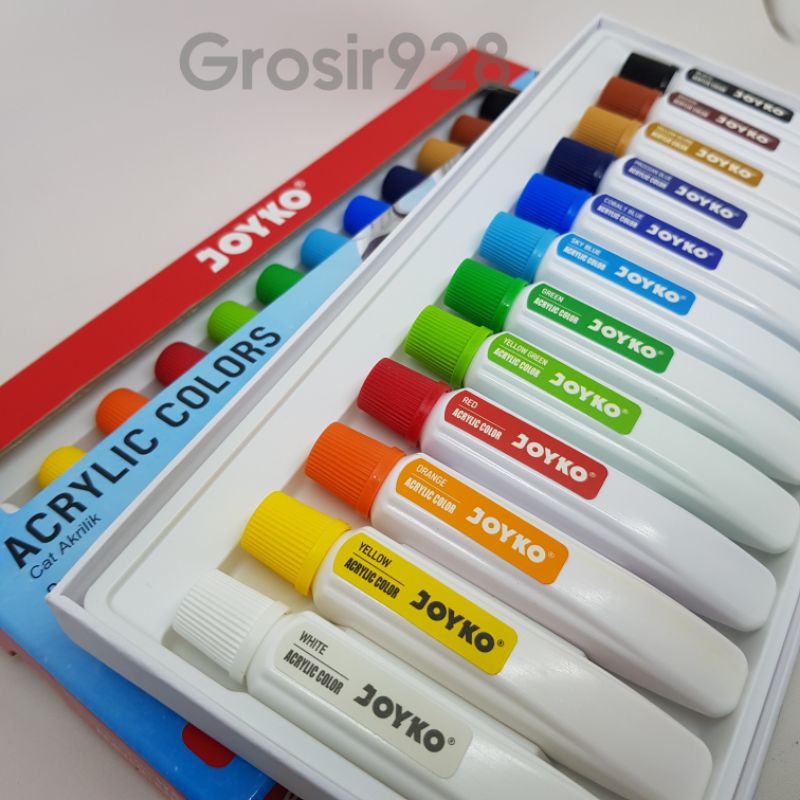 

Acrylic Colors / Cat Akrilik Joyko 12 warna SF6