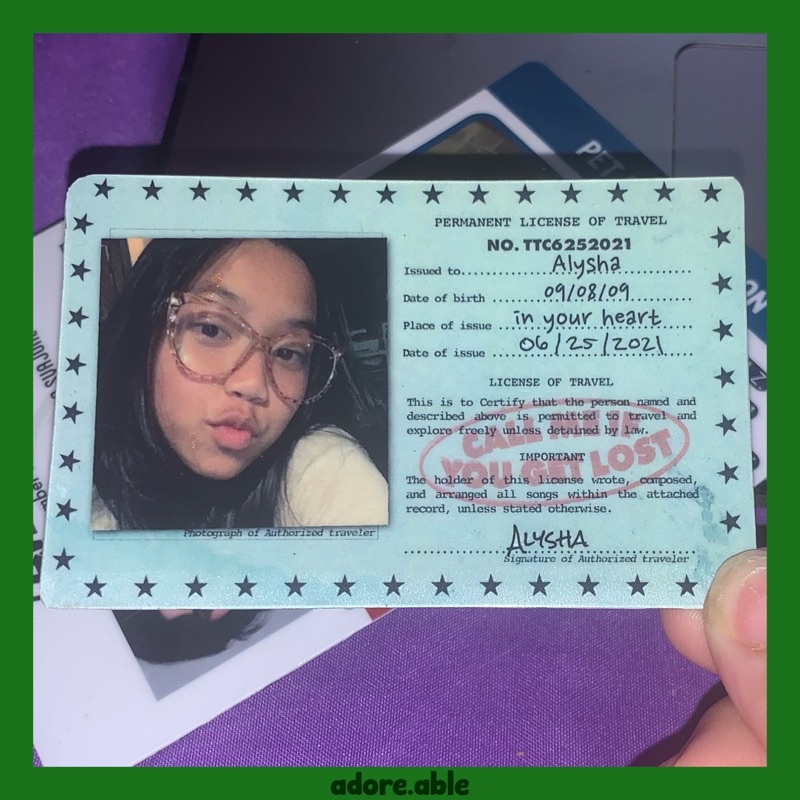 

CUSTOM CARD ID- CALL ME IF YOU GET LOST CUSTOM CARD- Cetak kartu