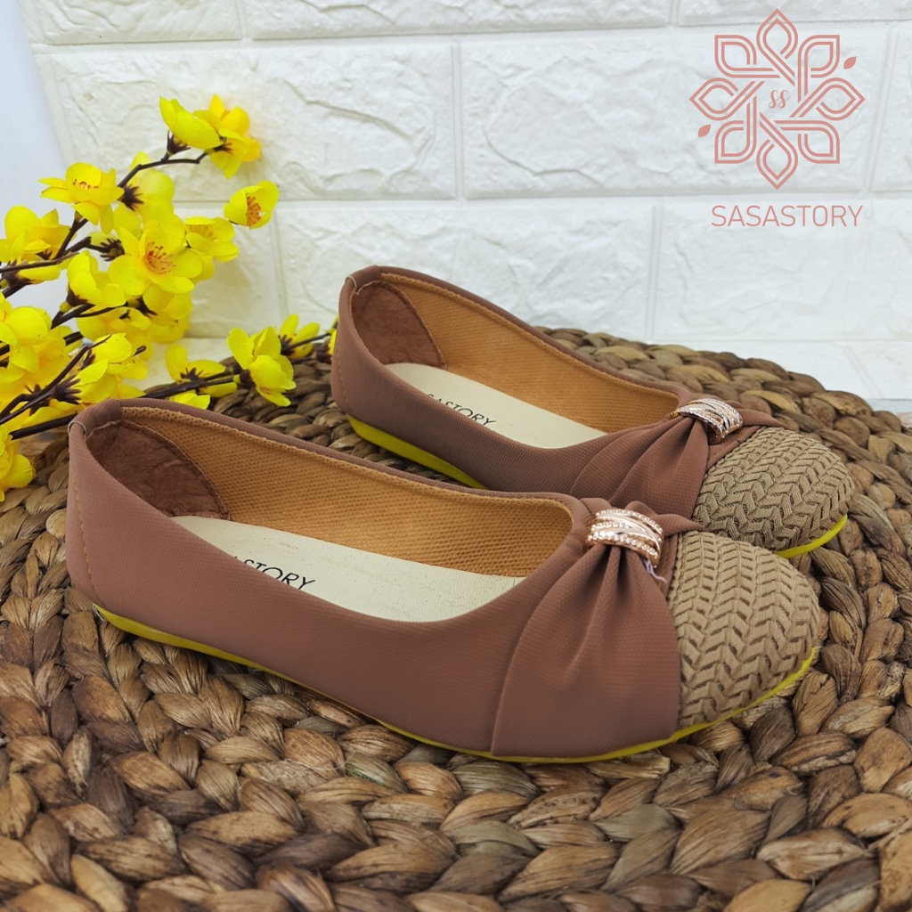 [TAMAN SEPATUKU] SEPATU TRENDY MURAH SANDAL FLATSHOES ANAK PEREMPUAN 3 4 5 6 7 8 TAHUN HAX08