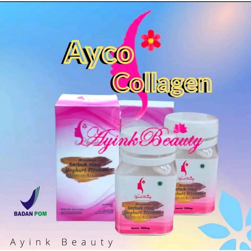 AYCO Minuman Kolagen Pemutih Badan Ayink Beauty Collagen BPOM 100% Original by Ayink Beauty Skincare