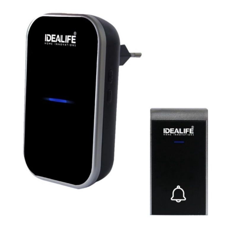 IDEALIFE IL291 ORI / Bel Pintu Bell Rumah Wireless Tanpa Kabel IL-291