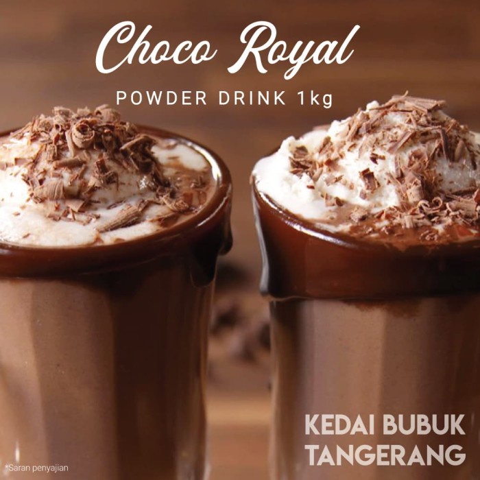 

[MURAH ORIGINAL] Bubuk Minuman Rasa Choco Royal Bubble drink Powder drink 1kg