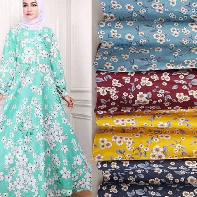 Gamis Katun Busui / Baju Gamis Motif Resleting Jepang / Dress Terbaru 2021 Jumbo Dewasa