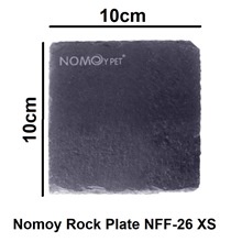 Basking Stone NOMOY Rock Plate Basking Stone Tempat Jemur Reptil Kura Sulcata Kadal 10x10cm XS NFF-2