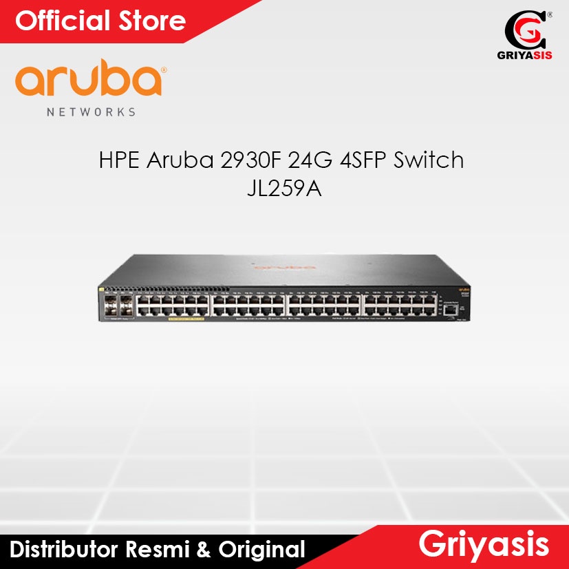 Switch HPE Aruba 2930F 24G 4SFP JL259A