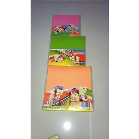 

KERTAS LIPAT/KERTAS ORIGAMI 2 MUKA 12x12/14x14/16x16 TAWON