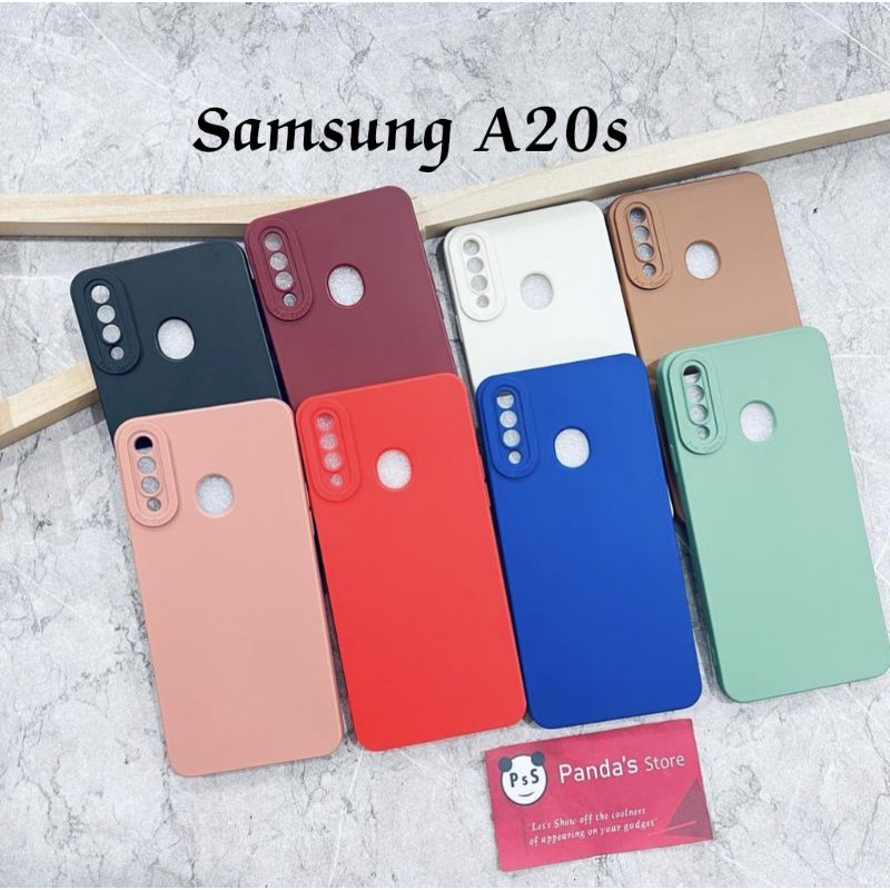 Softcase Pro Camera Samsung A20s Candy Case Full Color 3D Silikon TPU