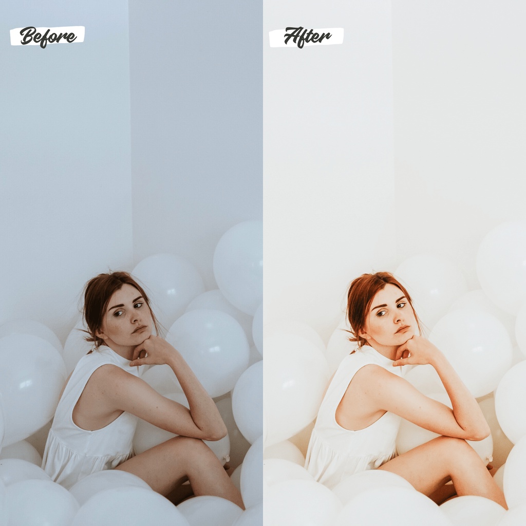 Lightroom Preset White &amp; Natural IOS/Android and Dekstop