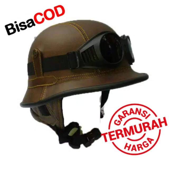 helm jadul classic polos