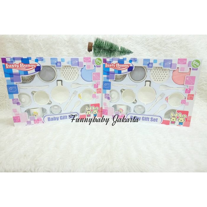 lusty bunny gift set / set makan lusty bunny