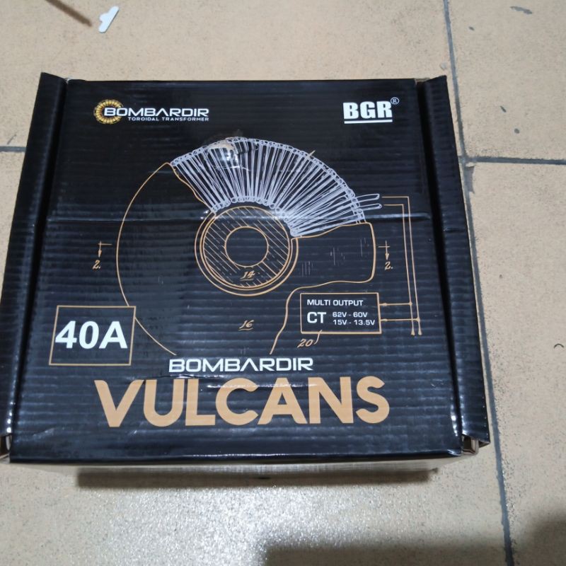 trafo toroid 40A/ 62v BGR Bombardir Vulcans