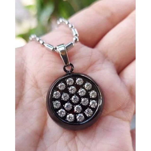 LSW Biocarbon Black V2 _ Kalung Pendant MCI _ Kalung Kesehatan MCI
