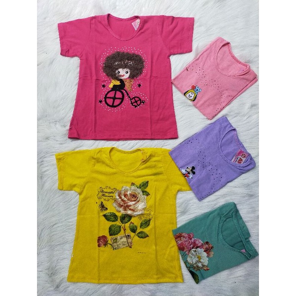 KAOS ANAK PEREMPUAN USIA 3-7 TAHUN/KAOS ANAK ANAK/KAOS ANAK PEREMPUAN