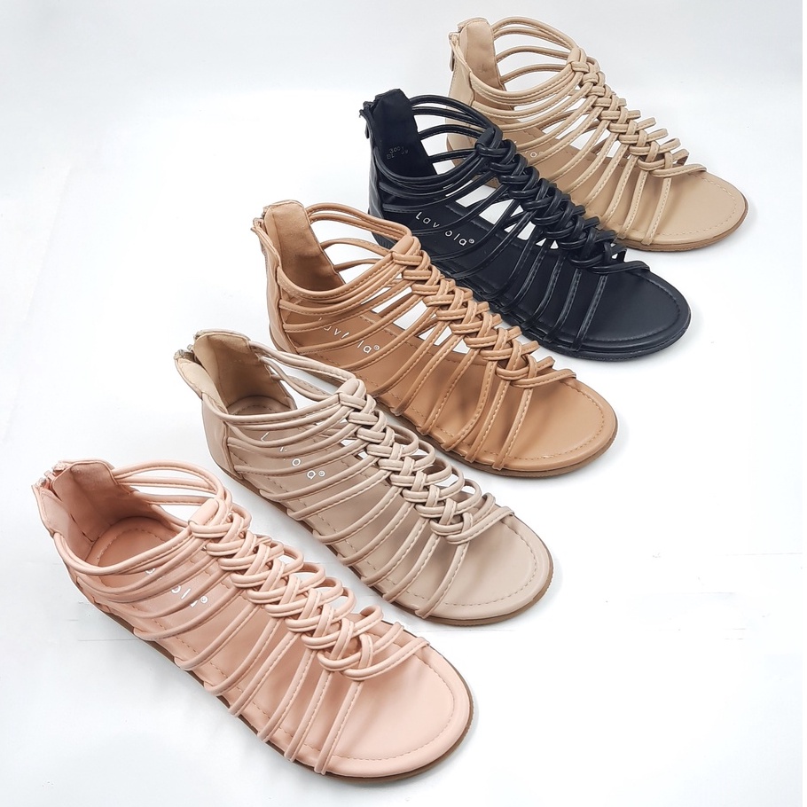 Laviola Shoes - Sandal Gladiator Wanita - 3001 TGK