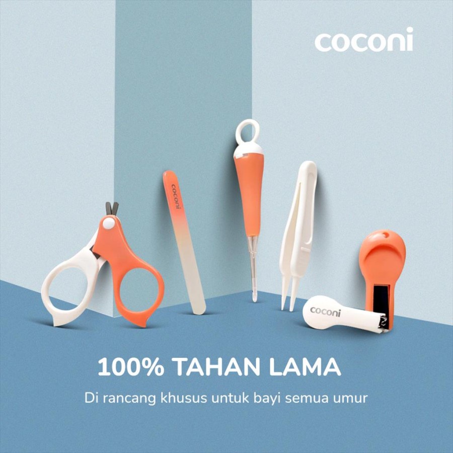 Coconi Baby Hygiene Care Kit 5in1 / Gunting Kuku Bayi Set