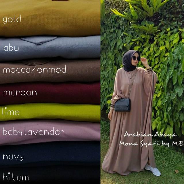 Arabian Abaya - ORIGINAL Mona Syar'i by M.E