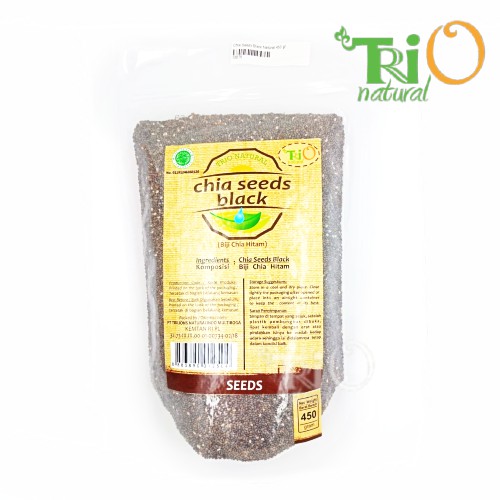 

Trio Natural Chia Seeds Black Natural 450 gram