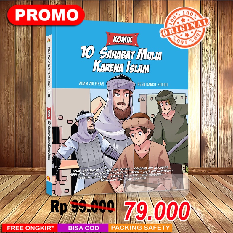 Komik Anak Islam : 10 Sahabat Mulia Karena Islam