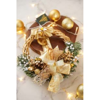 Pajangan Natal Wreath Small