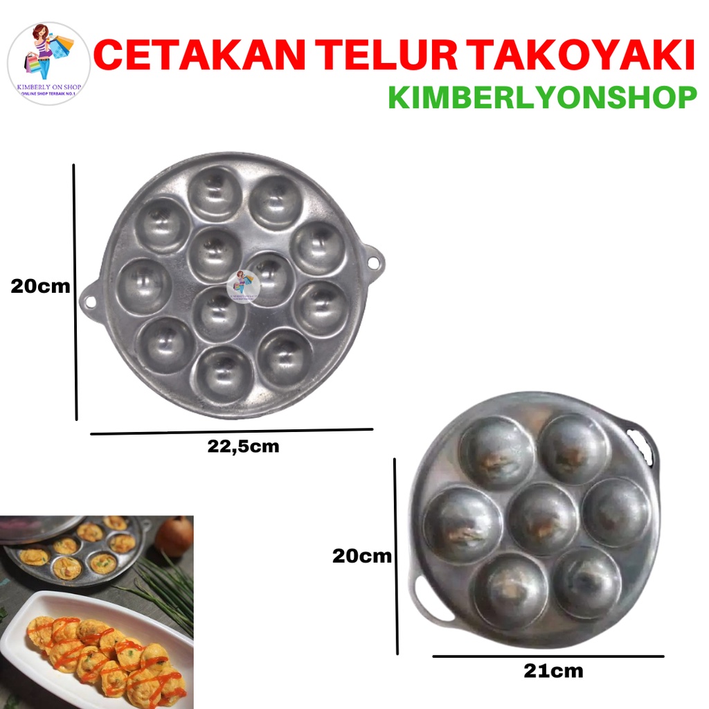 Cetakan Telur Martabak Takoyaki Bulat