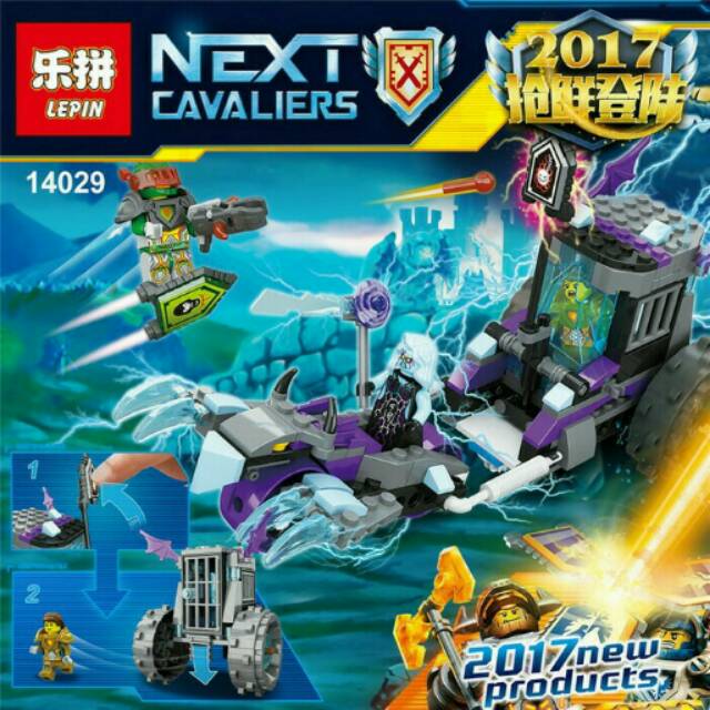 LEGO LEPIN 14029 NEXO KNIGHTS NEXT CAVALIERS RUINA'S LOCK & ROLLER MURAH BARU 2017