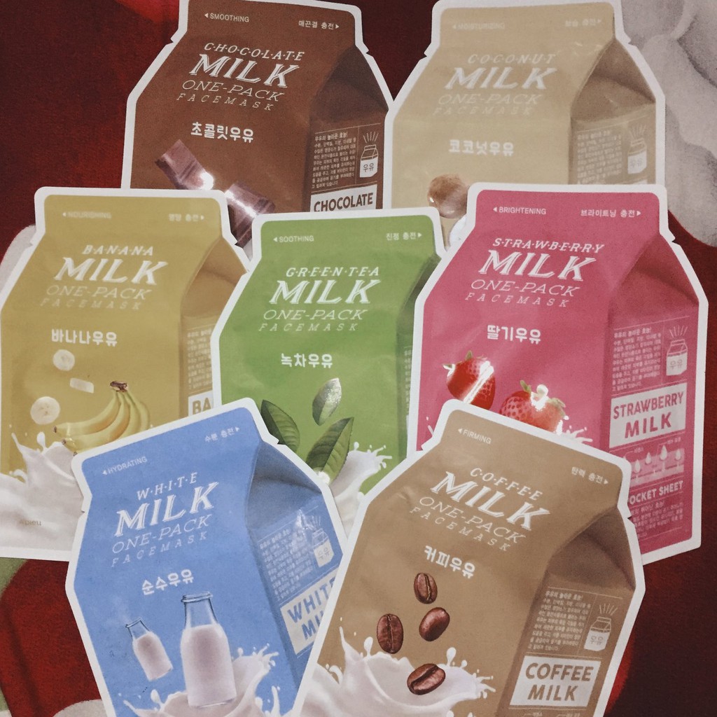 APIEU Milk One Complete Set Sheet Mask (7 pcs)
