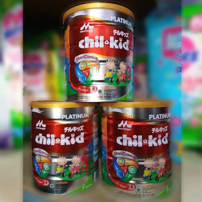 

3 BUAH KALENG SUSU CHIL KID PLATINUM 1-3 TAHUN MORINAGA