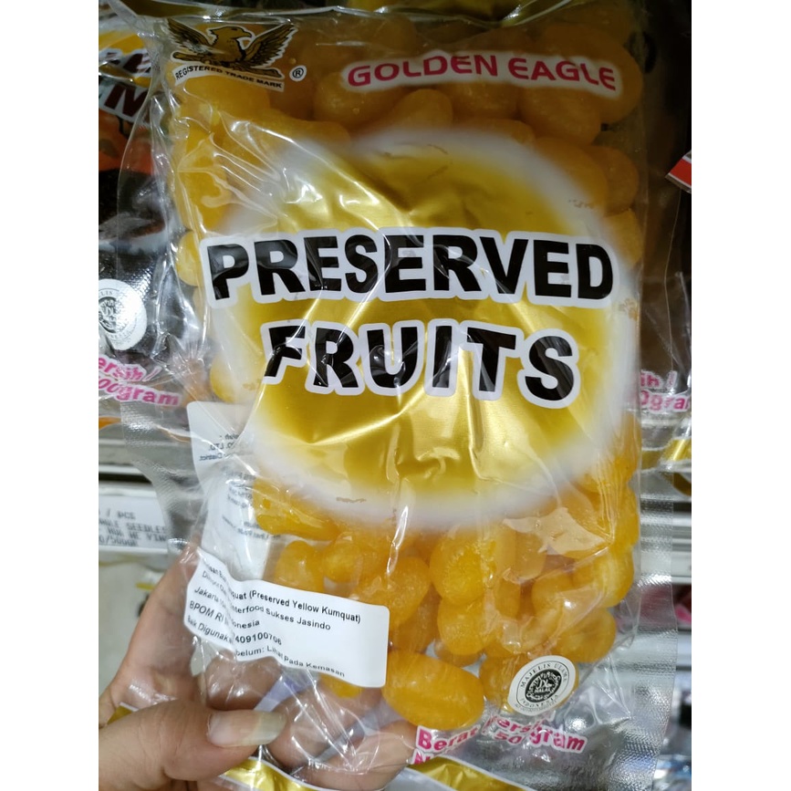 

Golden eagle dried yellow kumquat kesturi 500gr [MM]