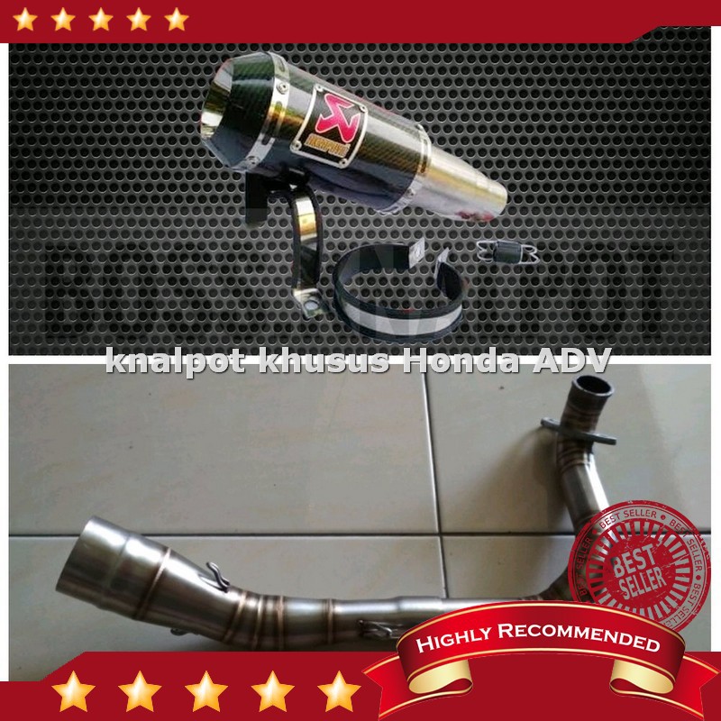 Harga Knalpot racing akrapovic gp lorenzo honda adv150 adv 150