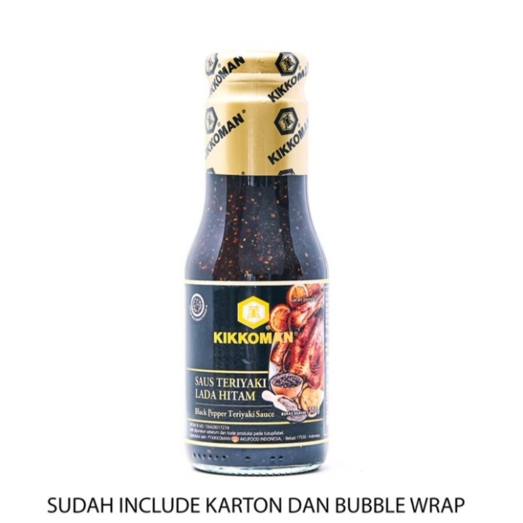 

Black Pepper Sauce/Lada Hitam Kikkoman 300ml cocok untuk cocolan dan marinasi