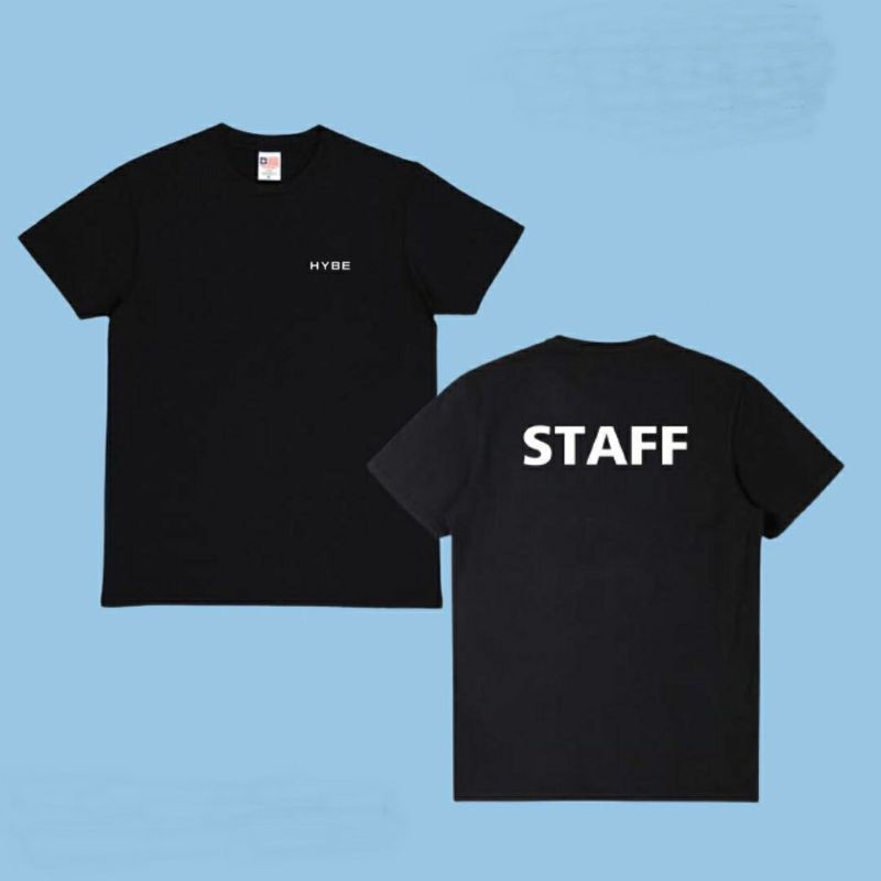 Baju T Shirt BTS Jungkook Style Hybe logo + Request sablon punggung