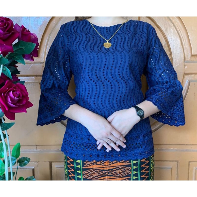 blus katun bolong import