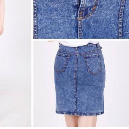 Ω Rok Span Mini Jeans Pendek Wanita Kekinian ✾