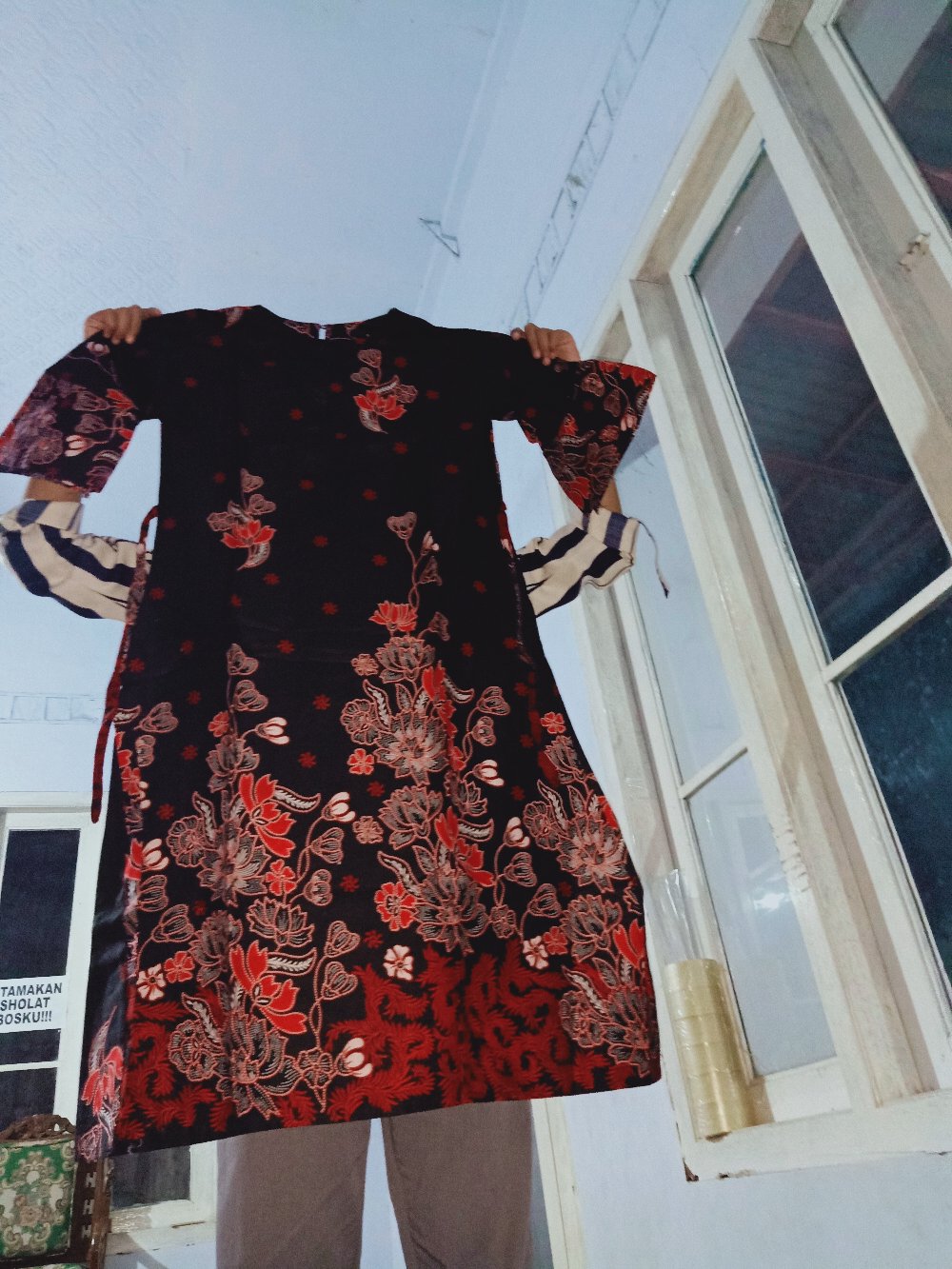 Batik Couple Keluarga Terbaru Sania Ruffle Ori Ndoro Jowi Dnt Batik Sakura Abang
