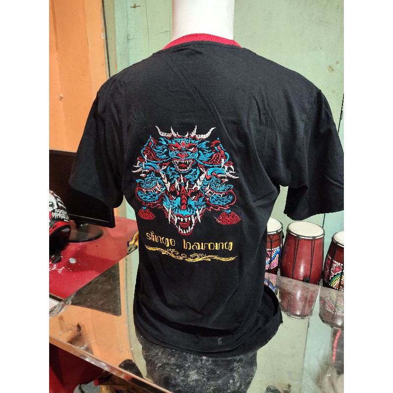 Kaos devil termurah se shopee combed 24s / kaos barongan / kaos jaranan / barongan / reog / pecut