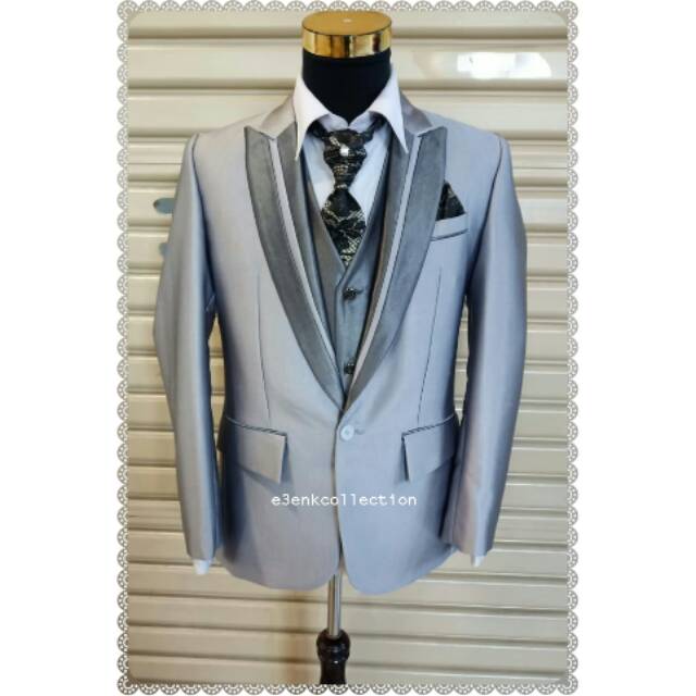 Jas Silver Slim fit - Jas Pengantin