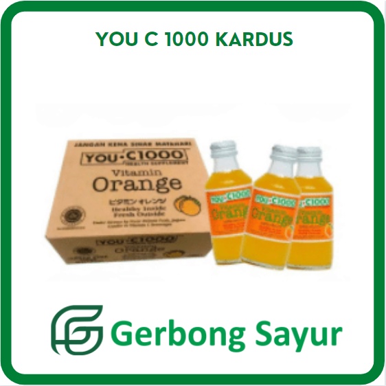 

You C 1000 Vitamin Lemon/Orange/Apel 140 ml 1 Dus / 1 Karton - 30 Pcs