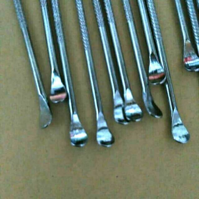 Korek kuping besi korek kuping stainless steel KKB alat pembersih telinga model besi