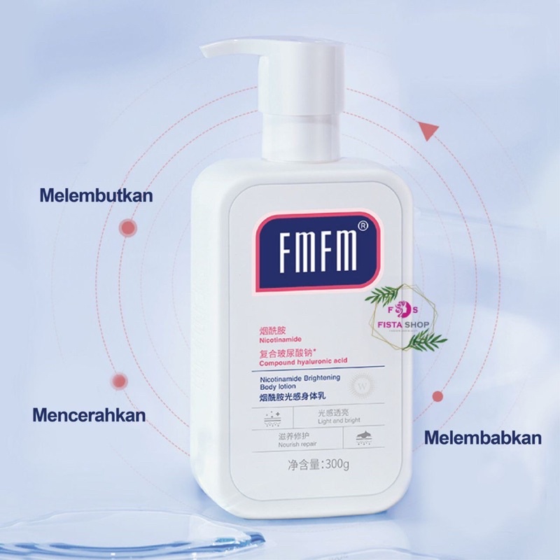 FMFM Ying Ze Moisturizing Whitening Body Lotion Niacinamide 5%