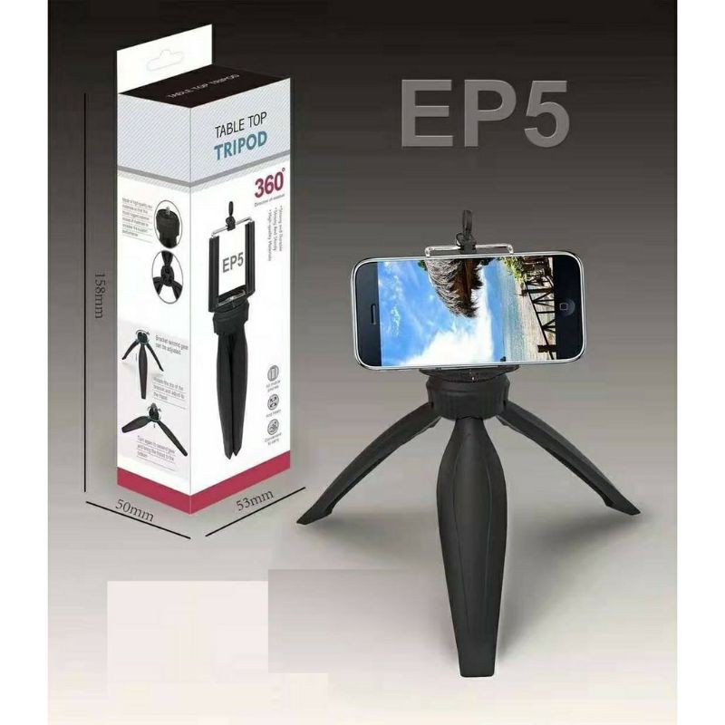 Tripod Mini EP5 Stand HP Handphone Holder Tripod New Mysunstore