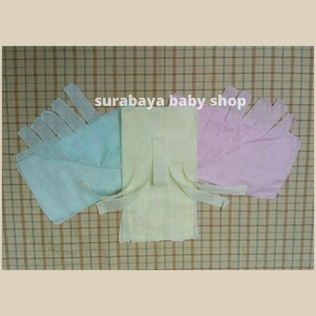 GURITA BAYI TALI WARNA / GURITA BAYI / GURITA BAYI NEWBORN / GURITA BAYI PUTIH / GURITA BAYI SABLON